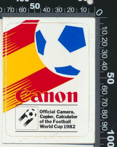 Sticker: Canon - Official camera copier calculator of the Fo, Verzamelen, Stickers, Zo goed als nieuw, Bedrijf of Vereniging, Ophalen of Verzenden