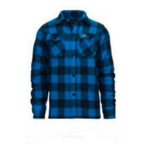houthakkers hemd, longhorn, biker, rocker, man, vrouw, blauw, Motoren, Kleding | Motorkleding, Overige typen, Dames, Heren, Nieuw met kaartje