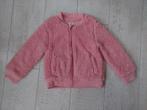 Als nieuw! Teddy vest vestje jas jasje roze mt 110/116, Kinderen en Baby's, Kinderkleding | Maat 110, Nieuw, Meisje, Trui of Vest