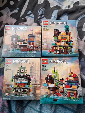 Lego Ninjago Micro Sets 40703-40706 - Nieuw in Doos beschikbaar voor biedingen