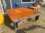 Mega zware lastafel/werkbank, Doe-het-zelf en Verbouw, Werkbanken, Ophalen, Zo goed als nieuw, Bankschroef