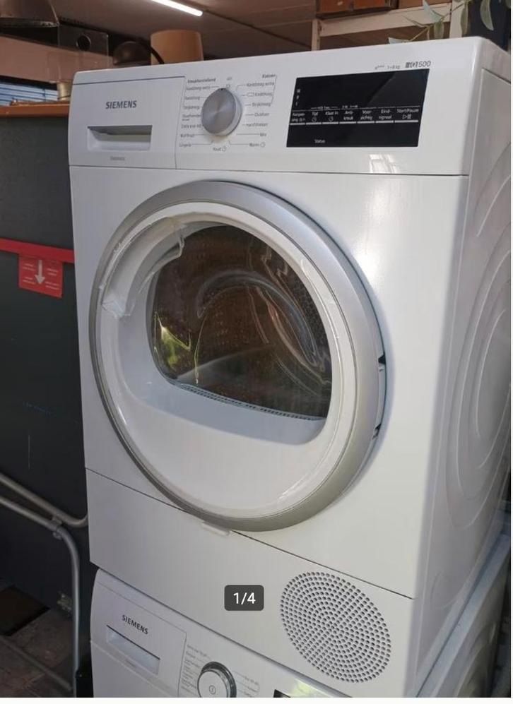 Siemens iq500 8 kg warmtepomp droger A+++, Witgoed en Apparatuur, Wasdrogers, Zo goed als nieuw, Condens, Voorlader, 6 tot 8 kg