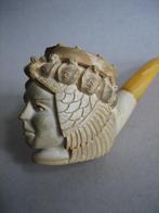 Antieke meerschuim pijp farao Cleopatra Egypte, Antiek en Kunst, Ophalen of Verzenden