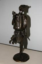 bronzen beeld van Afrikaanse Peulman, Antiek en Kunst, Ophalen