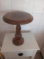 Tafeltje donker eiken prijs € 15.00, Huis en Inrichting, Tafels | Bijzettafels, Ophalen of Verzenden, Rechthoekig, Minder dan 55 cm