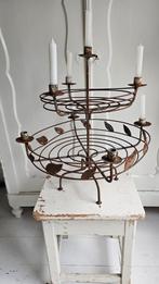 Stoere metalen kandelaar, Ophalen of Verzenden