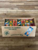 Domino de Madera infantil, Een of twee spelers, Ophalen of Verzenden, Gebruikt