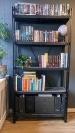 Blackwash mango houten boekenkast, Huis en Inrichting, Ophalen, 50 tot 100 cm, Zo goed als nieuw, 150 tot 200 cm