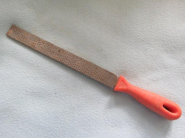 Beeldhouwgereedschap Metaalgrit rasp grof 20 cm, Doe-het-zelf en Verbouw, Gereedschap | Handgereedschap, Gebruikt, Ophalen of Verzenden