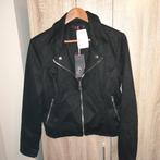 Zwarte Biker Jas - Simons - Nieuw!, Simons, Zwart, Maat 46/48 (XL) of groter, Nieuw