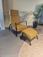 Harvink Club Relax fauteuil met Hocker, Ophalen, Gebruikt, Design, Modern, 75 tot 100 cm