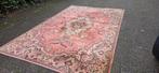 Prachtig groot vintage oud roze Perzisch tapijt 300x200!, Huis en Inrichting, Perzisch, 200 cm of meer, Ophalen of Verzenden, Zo goed als nieuw