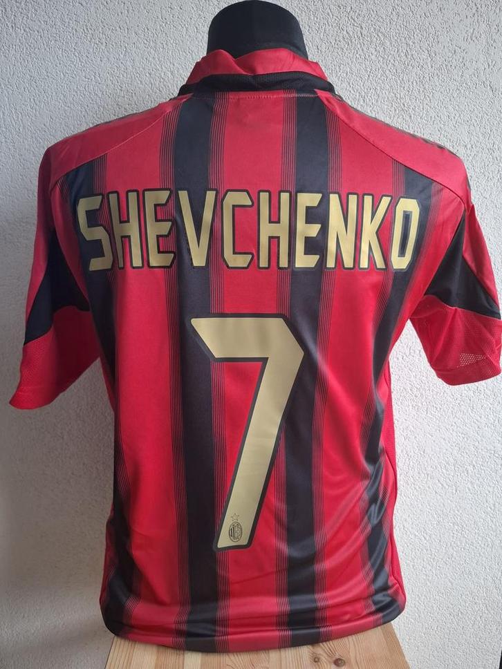 AC Milan Shevchenko shirt 2004/2005 - Maat M, Kleding | Heren, Sportkleding, Zo goed als nieuw, Voetbal, Maat 48/50 (M), Rood