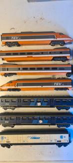 Lima sncf locomotief  tgv treinstel ns wagons  loop of sloop, Hobby en Vrije tijd, Modeltreinen | H0, Gelijkstroom, Ophalen of Verzenden