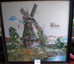 LANDSCHAP MET MOLEN GEBORDUURD * In Lijst *, Verzenden, Zo goed als nieuw