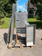 Aluminium bedrijfswageninrichting – 5 korte & 2 lange laden, Auto diversen, Autogereedschap, Ophalen, Gebruikt