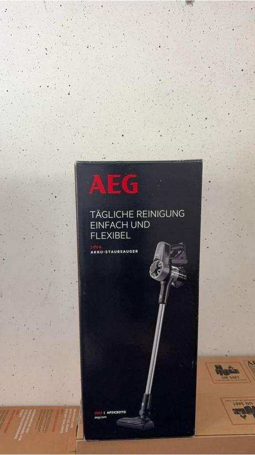 AEG AP31CB21TG: Efficiënt Stofzuigen met 40 Min Batterij, Witgoed en Apparatuur, Stofzuigers, Nieuw, Stofzuiger, Minder dan 1200 watt