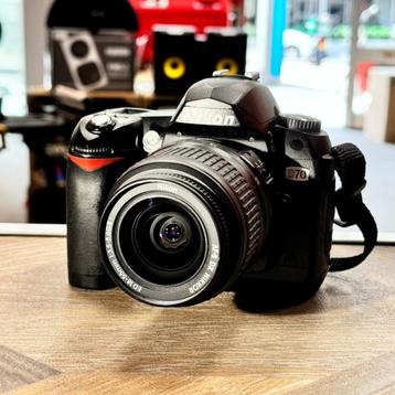 Nikon D70+18-55MM Lens | Incl Lader | Met garantie beschikbaar voor biedingen