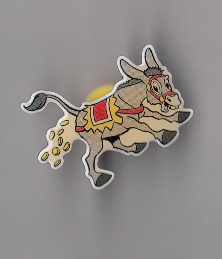 De Efteling Sprookjesbos Ezeltje Strekje pin, Verzamelen, Speldjes, Pins en Buttons, Gebruikt, Speldje of Pin, Overige onderwerpen