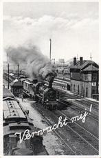 Bergen op Zoom, Verwacht mij! Station Bergen op Zoom? 3952, Verzamelen, Ansichtkaarten | Nederland, Verzenden, 1920 tot 1940, Ongelopen