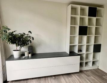 Wandmeubel/ tv-meubel /vakkenkast incl tv-lift (meerprijs) beschikbaar voor biedingen