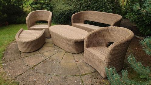 Mooie 4 Seasons tuinset, Tuin en Terras, Tuinsets en Loungesets, Gebruikt, Wicker, Bank, Stoel, Ophalen