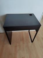 Ikea Micke bureau zwart/bruin, Gebruikt, Ophalen