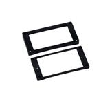 (2pcs) gitaar humbucker arched pickup ring zwart, Moku Custom Guitars, Nieuw, 4613CB, Ophalen of Verzenden