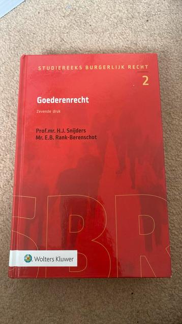 Goederenrecht Snijders 7e druk beschikbaar voor biedingen