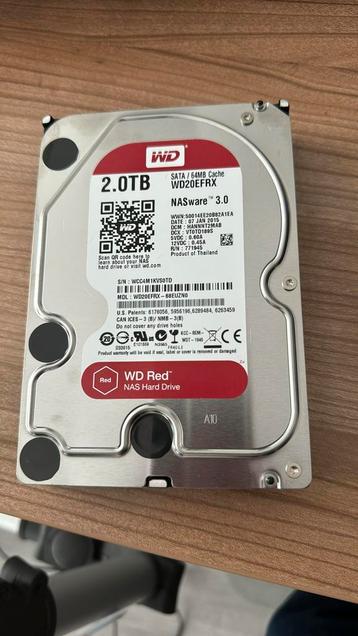 Western Digital Red 2 TB 3.5” SATA Hard drive