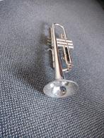 Trompet - Bes, Zilverkleurig, Muziek en Instrumenten, Ophalen of Verzenden, Gebruikt, Bes-trompet