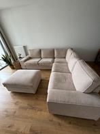 Corner sofa + Footstool with storage, Huis en Inrichting, Ophalen, 250 tot 300 cm, Zo goed als nieuw, 150 cm of meer