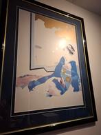 Geisha Waterverf Schilderij - Ingelijst, Antiek en Kunst, Ophalen