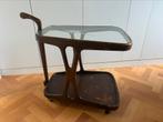 Antieke theewagen, theetrolley, bijzettafel - cederhout, Antiek en Kunst, Antiek | Meubels | Tafels, Ophalen