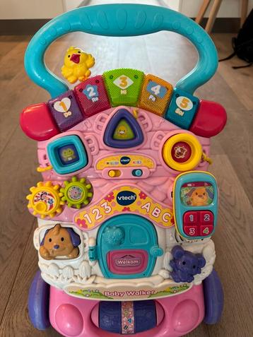 Vtech Babywalker / roze loopwagen met licht em geluid beschikbaar voor biedingen