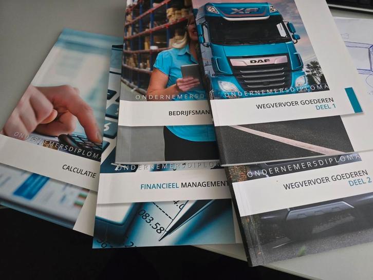 Niwo vergunning boeken Z.G.A.N 5 modules, Boeken, Vervoer en Transport, Zo goed als nieuw, Ophalen of Verzenden