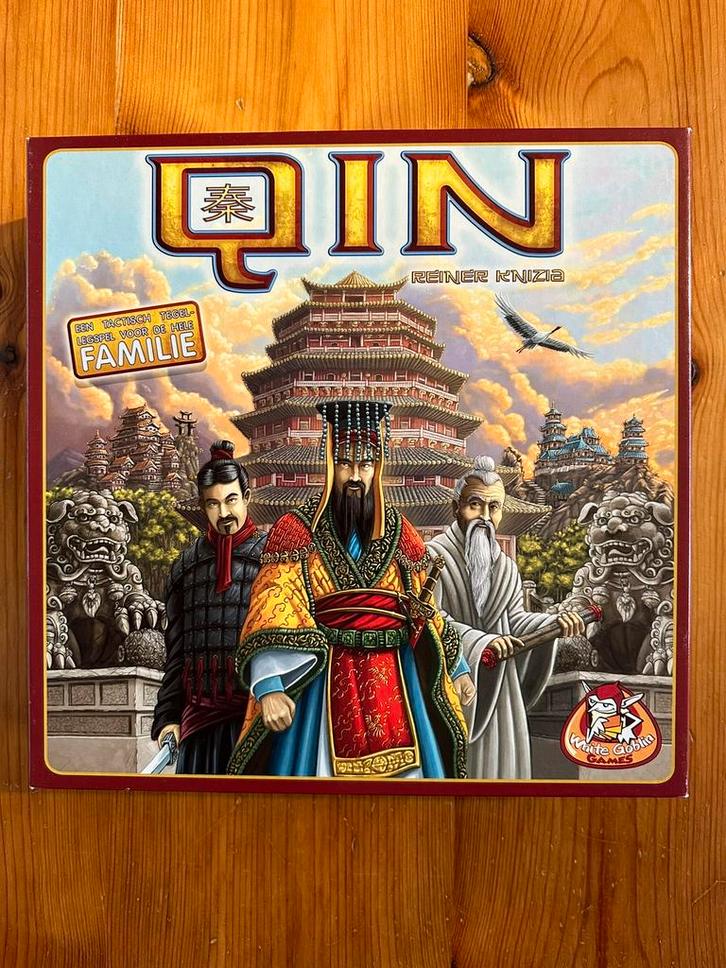 Qin (White Goblin Games/Reiner Knizia/Nederlands), Hobby en Vrije tijd, Gezelschapsspellen | Bordspellen, Zo goed als nieuw, Een of twee spelers