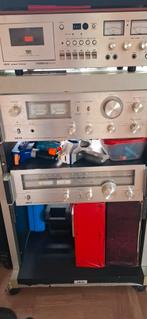 akai am 2450  at 2450  akai gxc-710D  tuner cassette goed, Overige merken, Gebruikt, Ophalen of Verzenden, Minder dan 60 watt