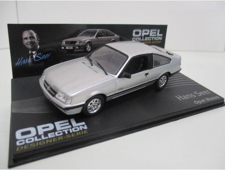 4647: Opel Monza - Hans Seer - Atlas 1:43, Hobby en Vrije tijd, Modelauto's | 1:43, Zo goed als nieuw, Auto, Overige merken, Ophalen of Verzenden