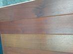 55 m2 tropische hard houten vloer lamelparket, Parket, Gebruikt, Ophalen of Verzenden, 10 tot 30 cm
