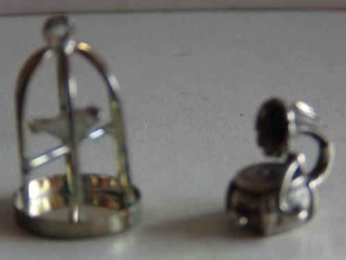Miniatuur zilver L105-55 vogelkooi gramm zilveren miniaturen, Antiek en Kunst, Antiek | Goud en Zilver, Zilver, Verzenden