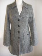 CASUAL WEAR jas trenchcoat zwart wit maat 36, Zwart, Ophalen of Verzenden, Zo goed als nieuw, Maat 36 (S)