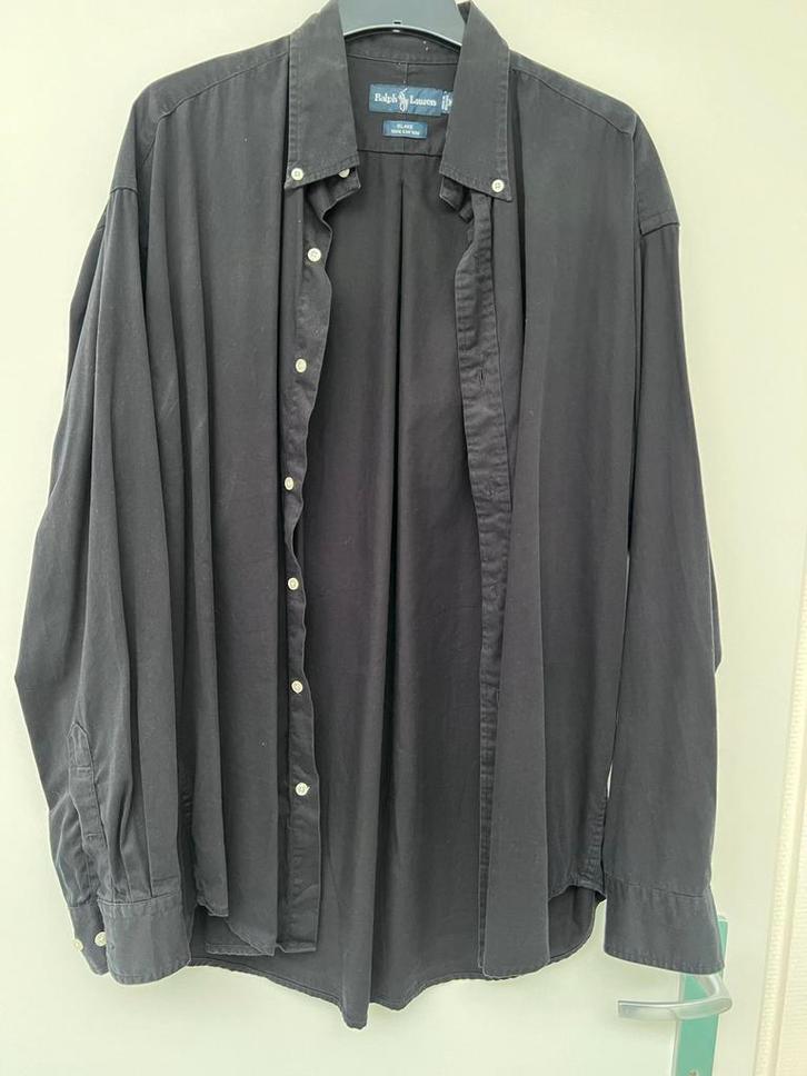 Ralph Lauren Blake Zwart Overhemd, Kleding | Heren, Overhemden, Zo goed als nieuw, Zwart, Ophalen of Verzenden