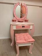 Kinder make up tafel met accesoires, Zo goed als nieuw, Minder dan 100 cm, Hout, 50 tot 100 cm