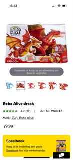 Zuru Robo Alive Draak - loopt & brult!, Kinderen en Baby's, Speelgoed | Actiefiguren, Ophalen of Verzenden, Zo goed als nieuw