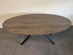 Ovale eettafel HPL hout eiken 180x90, Huis en Inrichting, Tafels | Eettafels, Zo goed als nieuw, 150 tot 200 cm, Ovaal, Info@betaalbaar-design.nl