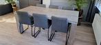 Eettafel en Salontafel, Huis en Inrichting, Tafels | Salontafels, Ophalen, Gebruikt, 50 tot 100 cm, 150 tot 200 cm
