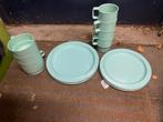 Mintgroen Servies - Borden en Mokken, Huis en Inrichting, Keuken | Servies, Keramiek, Nieuw, M, Ophalen of Verzenden