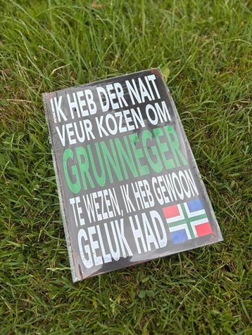 Wandbord Groningen beschikbaar voor biedingen