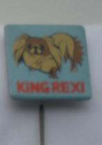 Pin - King Rexi, Verzamelen, Ophalen, Zo goed als nieuw, Merk, Speldje of Pin